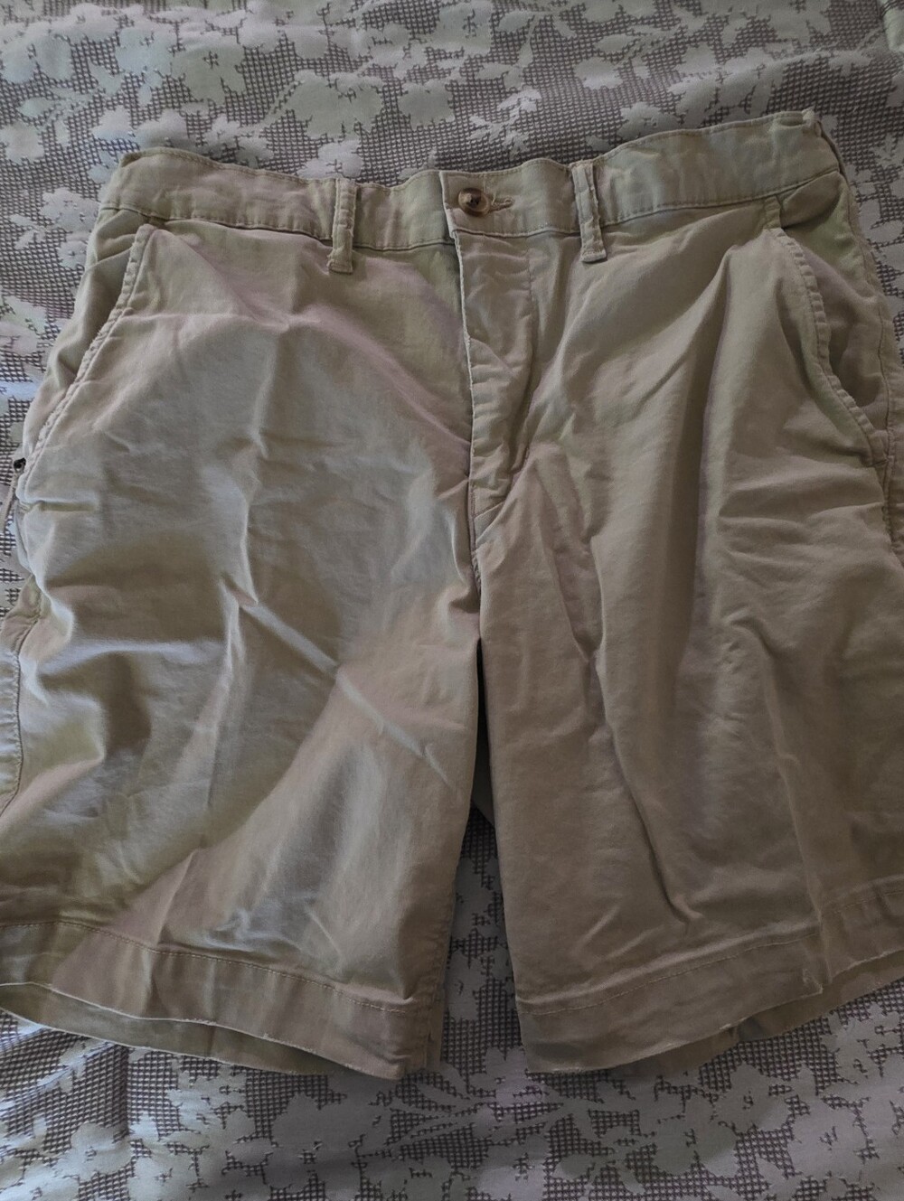 American Eagle Outfitters Khaki Drawstring Shorts - Beige